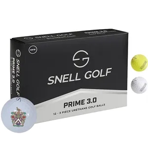 Snell PRIME 3.0 Golf Balls with Custom Imprints | https://www.bestnamebadges.com