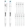 New White Colorful Ballpoint Pen | https://www.bestnamebadges.com