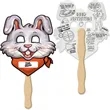 Fun Mask Face Fan | https://www.bestnamebadges.com