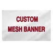 5' X 10' Single Side Polyester Mesh Perforated Banner | https://www.bestnamebadges.com