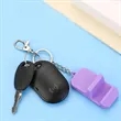 Mini Colorful PVC Durable Phone Stand Holders with Keychain | https://www.bestnamebadges.com
