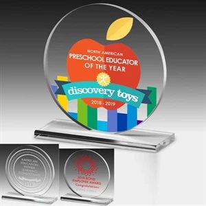 Elegant Round Award | https://www.bestnamebadges.com