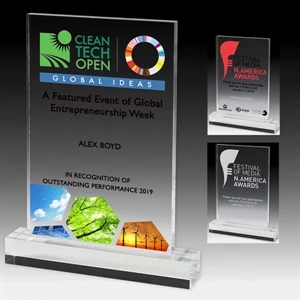 Elegant Rectangle Award | https://www.bestnamebadges.com