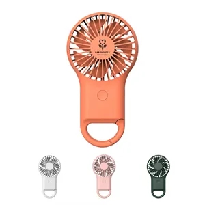 Outdoor Mini Handheld Fan with Hook