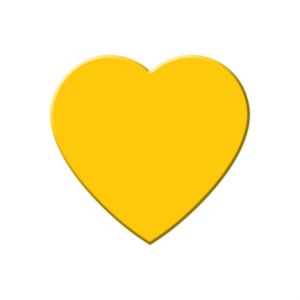 1.75" x 1.625" Heart Name Badge