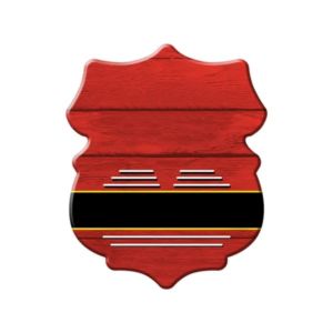 2.1" x 1.8" Shield Name Badge