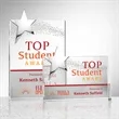 Denham Star VividPrint™ Award - Silver | https://www.bestnamebadges.com