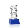 Callucci VividPrint™ Award on Robson Base - Blue | https://www.bestnamebadges.com