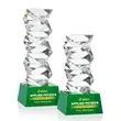 Callucci VividPrint™ Award on Robson Base - Green | https://www.bestnamebadges.com