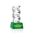 Callucci VividPrint™ Award on Robson Base - Green | https://www.bestnamebadges.com