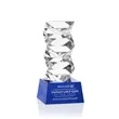 Callucci Award on Robson Base - Blue | https://www.bestnamebadges.com