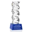 Callucci Award on Robson Base - Blue | https://www.bestnamebadges.com
