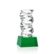 Callucci Award on Robson Base - Green | https://www.bestnamebadges.com
