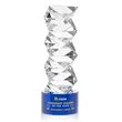 Callucci VividPrint™ Award on Marvel Base - Blue | https://www.bestnamebadges.com