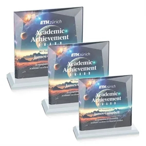 Tanner VividPrint™ Award - White | https://www.bestnamebadges.com