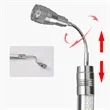 Telescoping Magnet Pickup Tool Extendable LED Flashlight | https://www.bestnamebadges.com