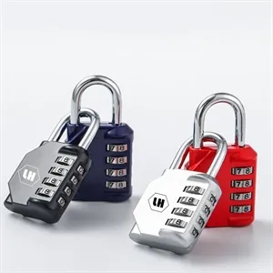 4 Digit Combination Locker Lock Padlock for School | https://www.bestnamebadges.com