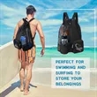 Gym Swim Bag Mesh Drawstring Backpack | https://www.bestnamebadges.com