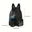 Gym Swim Bag Mesh Drawstring Backpack | https://www.bestnamebadges.com