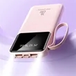 Slim Large Capacity Portable Power Bank with Built-in Cables | https://www.bestnamebadges.com