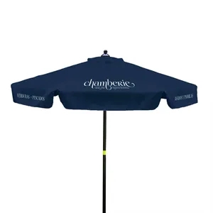 7' Steel Market Umbrella Kit With Valance (6 Imprints)