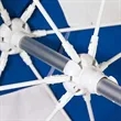 7' Market Umbrella Kit With Valance (2 Imprints) | https://www.bestnamebadges.com