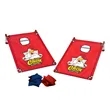 Portable Cornhole, 4 Navy & Red Bean Bags | https://www.bestnamebadges.com