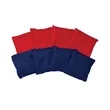 Portable Cornhole, 4 Navy & Red Bean Bags | https://www.bestnamebadges.com