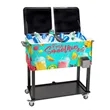 Rolling Cooler Vending Cart, Wrap Graphic & Lid Decals | https://www.bestnamebadges.com