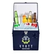 Metal Party Cooler, Front & Top Imprint | https://www.bestnamebadges.com