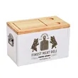 Wood Top Cooler | https://www.bestnamebadges.com