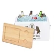 Wood Top Cooler | https://www.bestnamebadges.com