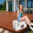 45L Bench Cooler, Front Imprint | https://www.bestnamebadges.com
