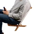 Wood Dock Chair | https://www.bestnamebadges.com