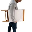 Wood Dock Chair | https://www.bestnamebadges.com