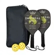 Pickleball Set with Single-Sided Paddles | https://www.bestnamebadges.com