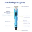 Creative 3D Printing Pen for DIY Drawing Arts Crafts Toy | https://www.bestnamebadges.com
