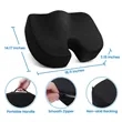 Ergonomic Memory Foam Office Chair Cushion | https://www.bestnamebadges.com