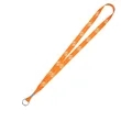 5/8" Textured Polyester Multi-Color Sublimation Lanyard | https://www.bestnamebadges.com