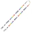 5/8" Dual Attachment Soft & Smooth Sublimation Lanyard | https://www.bestnamebadges.com