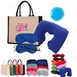 Travel Sleep Kit with Pillow, Eye Mask, Ice Pack | https://www.bestnamebadges.com