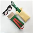 Leather Sunglasses Glasses Pouch Case Organizer Soft Bag | https://www.bestnamebadges.com