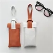 Leather Sunglasses Glasses Pouch Case Organizer Soft Bag | https://www.bestnamebadges.com