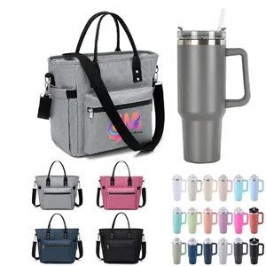 Picnic Gift Set with 40oz Tumbler and Lunch Bag