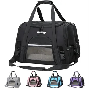 45L Foldable Mesh Window Cat Dog Pet Travel Carrying Bag