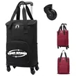 24L Portable Foldable Utility Cart Shopping Bag With Wheels | https://www.bestnamebadges.com