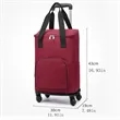 24L Portable Foldable Utility Cart Shopping Bag With Wheels | https://www.bestnamebadges.com