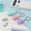 Mini Beautiful  Keychains Portable Plastic Staplers | https://www.bestnamebadges.com