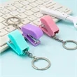 Mini Beautiful  Keychains Portable Plastic Staplers | https://www.bestnamebadges.com