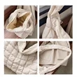 Soft Tote Large Carryall Puffer Light Shoulder Bag | https://www.bestnamebadges.com